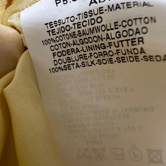 Max Mara Sport Sun dress Yellow S - Picture 7 of 7